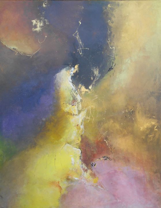 Peinture intitulée "n-240-transcendance…" par Eve Charlouty, Œuvre d'art originale, Acrylique