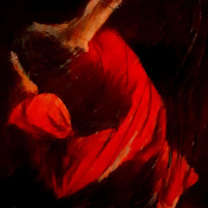 Pittura intitolato "io volo" da Fabrizio Avena, Opera d'arte originale, Pastello