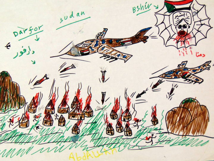 La Guerre L Horreur Drawing By Fabienne Deguines Artmajeur