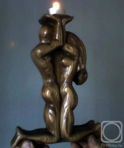 Sculpture titled "Огонь любви" by Fiodorovich, Original Artwork