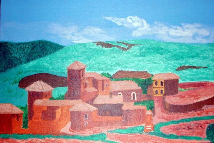 Painting titled "Undes de Lerda" by Felix Marcelo, Original Artwork