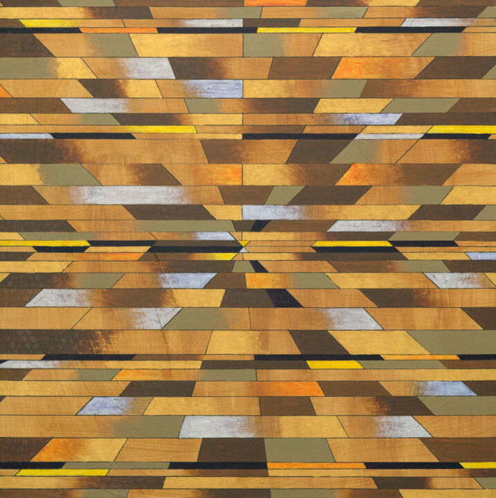 Peinture intitulée "Construcao 273" par Ferracioli, Œuvre d'art originale, Acrylique Monté sur Châssis en bois