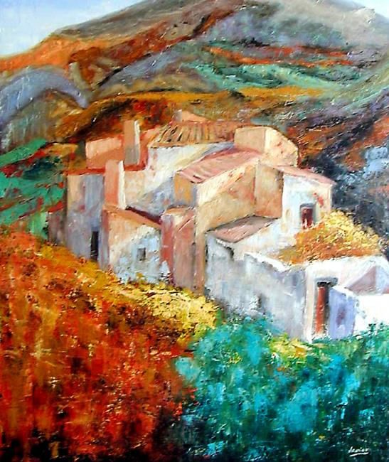 Pintura titulada "Paisaje" por Javier Pérez Hernández, Obra de arte original