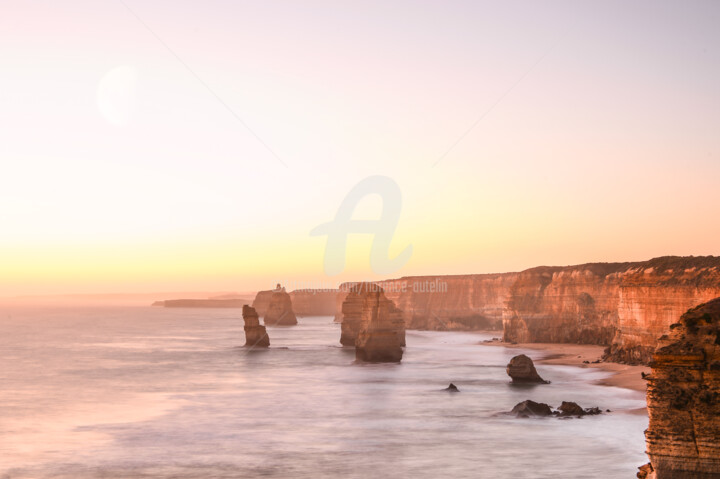 Photographie intitulée "GREAT PACIFIC OCEAN" par Florence Autelin, Œuvre d'art originale, Photographie numérique