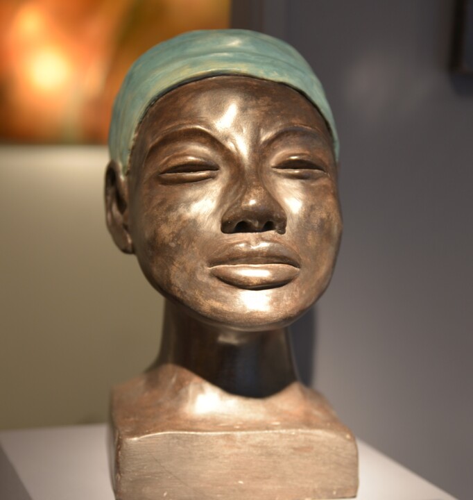 Sculpture titled "KAVIA" by Florence Schwartz, Original Artwork, Terra cotta