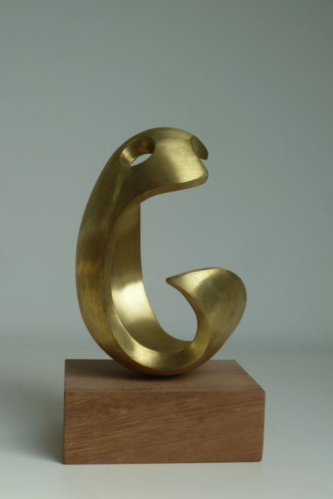 Sculpture intitulée "3 L'éveil v2" par Florence Vial, Œuvre d'art originale, Métaux