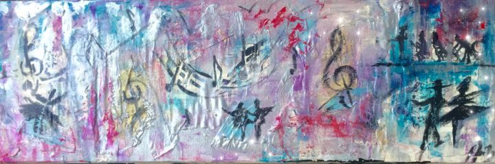 Painting titled "Danse/ music" by Florencegm, Original Artwork