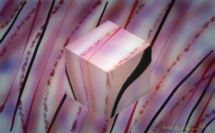 "cube camofl" başlıklı Dijital Sanat Florian Prud'Homme tarafından, Orijinal sanat, 2D Dijital Çalışma