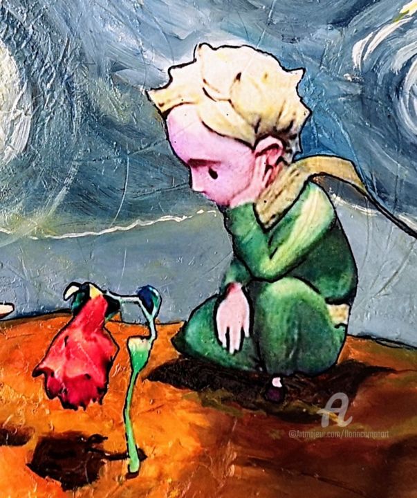 Le Petit Prince, Painting by Florin Coman