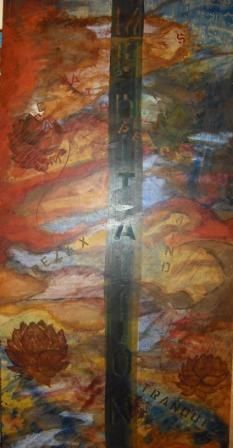 Schilderij getiteld "Inner peace" door Flying Color, Origineel Kunstwerk