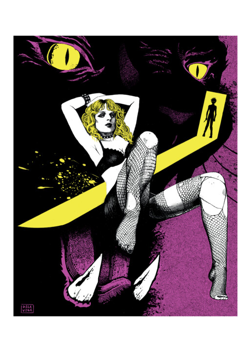 印花与版画 标题为“Sid and Nancy (Sex…” 由Francesco De La Vega Barcella, 原创艺术品, 丝网印刷