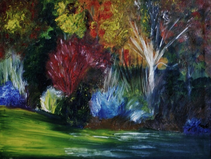 「couleur d'automne」というタイトルの絵画 Francisco Mendesによって, オリジナルのアートワーク
