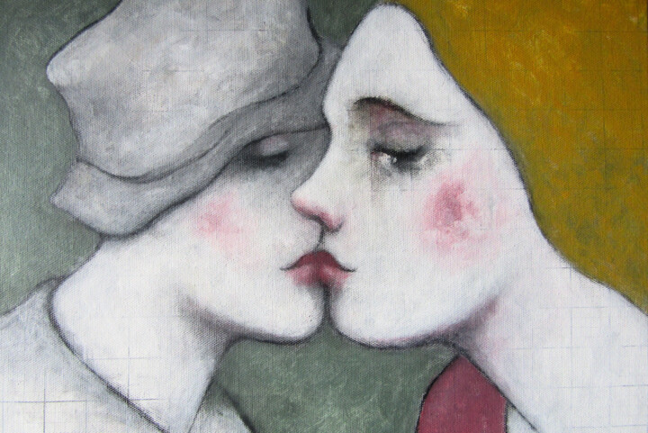 绘画 标题为“Love” 由François Joseph Durand, 原创艺术品, 丙烯