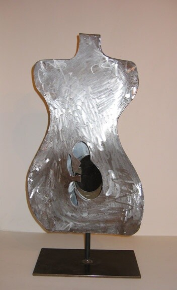 Sculpture titled "Vessel" by Fraser Paterson, Original Artwork, Metals