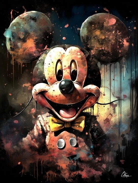 Mickey Mouse digital colouring : r/disney