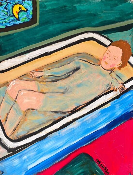 Pintura titulada "The Bath" por Frédérick Meunier, Obra de arte original, Acrílico