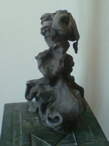 Sculpture titled "МОЦАРТ" by Giorika, Original Artwork, Ceramics