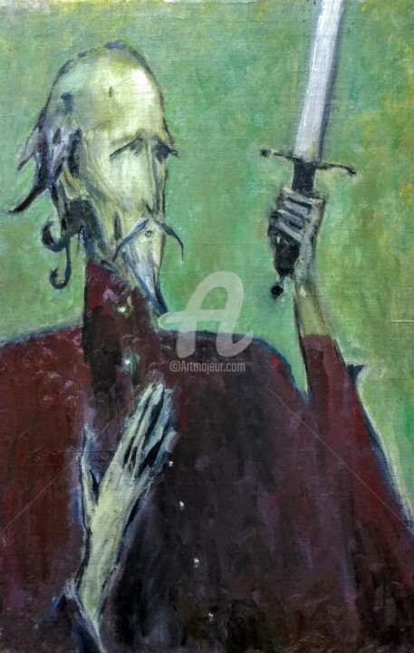 "Дон Кихот" başlıklı Tablo Гайворонский Андрей tarafından, Orijinal sanat, Petrol