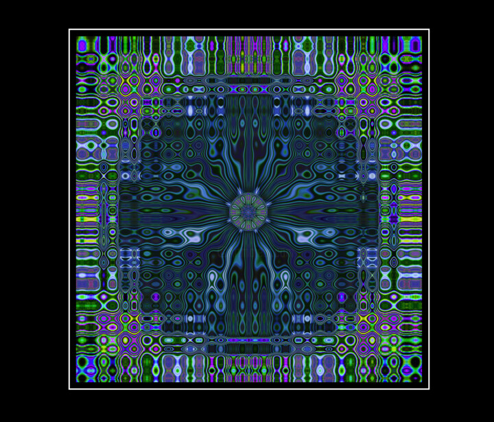 Artes digitais intitulada "Computer Chip Proce…" por Gareth P Jones, Obras de arte originais, Trabalho Digital 2D