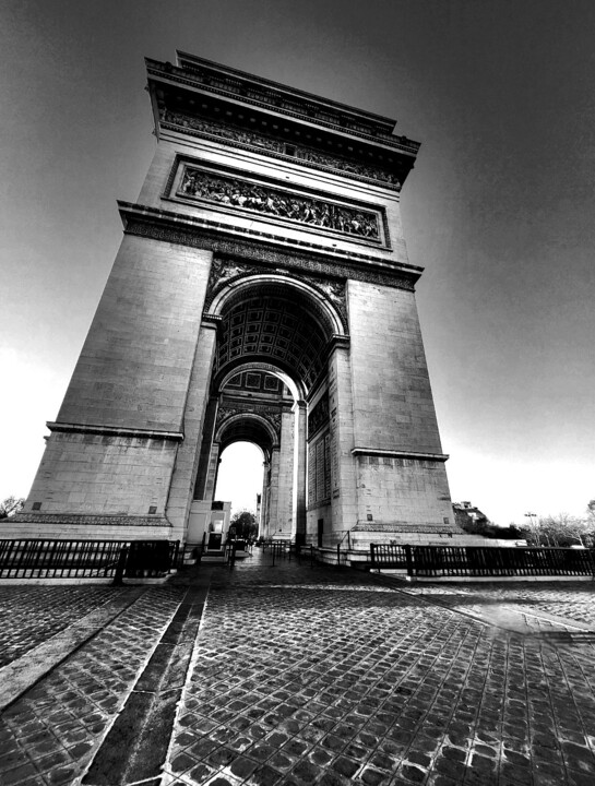 Fotografia intitolato "L'arc de Triomphe" da Gc, Opera d'arte originale, Fotografia manipolata