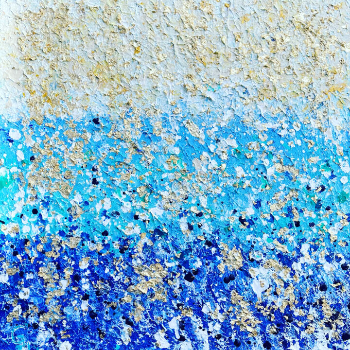 Картина под названием "Blue summer" - Gemma Gavaldà, Подлинное произведение искусства, Акрил