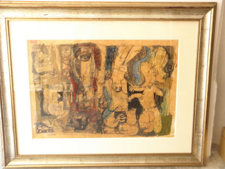 Peinture intitulée "n-5-95xh80.jpg" par Franco Gentili, Œuvre d'art originale