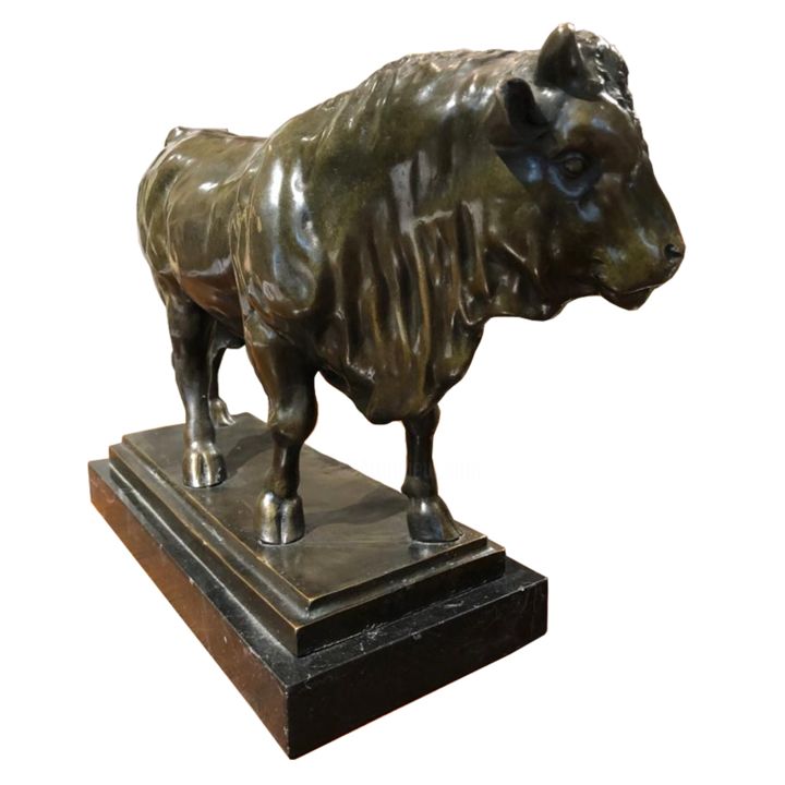 Escultura intitulada "Bizon" por Georges Gardet, Obras de arte originais, Bronze