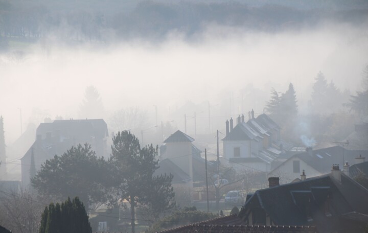 Fotografía titulada "Paysage brumeux" por Gérard Capron (G.CAPRON), Obra de arte original, Fotografía digital