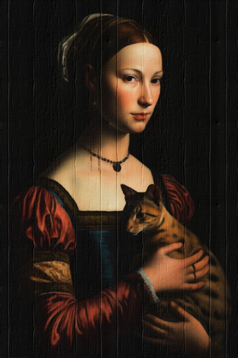 Lady With A Cat : Renaissance Woman