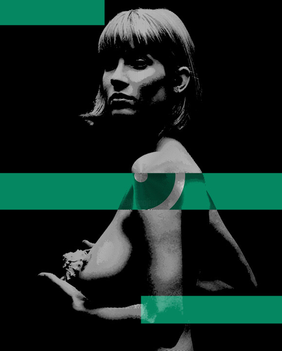 Estampas & grabados titulada "Green Me" por Gianluca Ferreri, Obra de arte original, Impresión digital