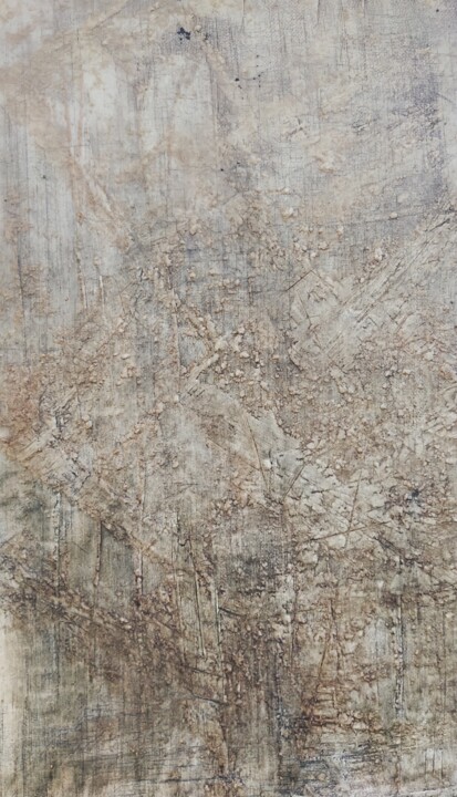绘画 标题为“Paesaggio lunare” 由Gianluigi Golfetto, 原创艺术品, 粉笔 安装在木质担架架上