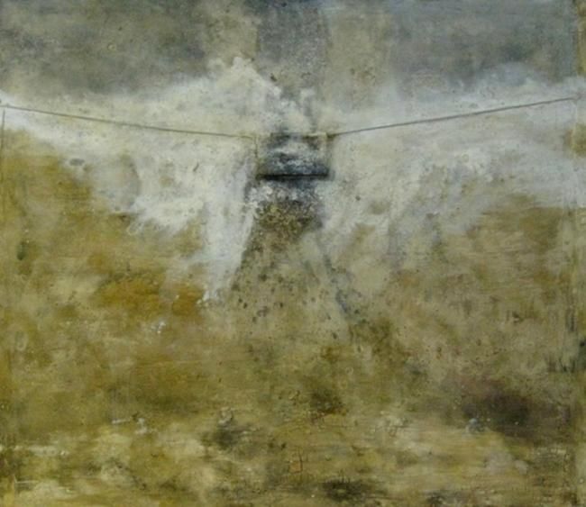 Pittura intitolato "A Bolaño" da Giordano Vaquero Campo, Opera d'arte originale, Olio