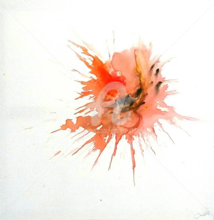 Malerei mit dem Titel "Nebulosa l'anima tr…" von Giorgio Storchi, Original-Kunstwerk, Acryl