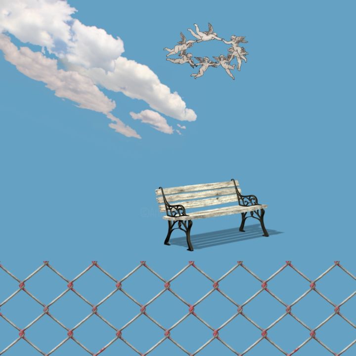 Цифровое искусство под названием "Different Sky" - Seta Nua, Подлинное произведение искусства, 2D Цифровая Работа