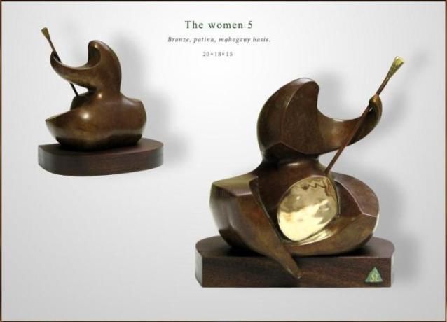 Sculpture titled "The women 5" by Alexander Gorohov, Original Artwork