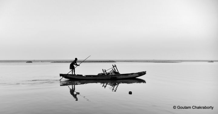 Fotografia intitulada "Struggle began !" por Goutam Chakraborty, Obras de arte originais