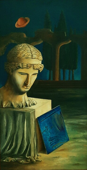 Painting titled "Il ritorno di Satur…" by Giovanni Greco, Original Artwork, Oil