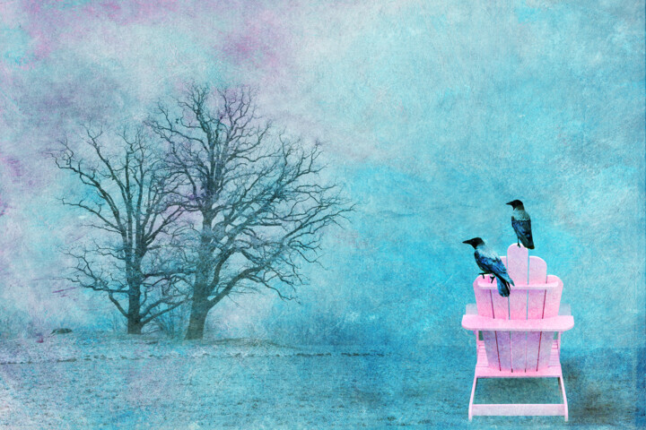 Arte digitale intitolato "Resting Crows" da Randi Grace Nilsberg, Opera d'arte originale, Fotografia digitale