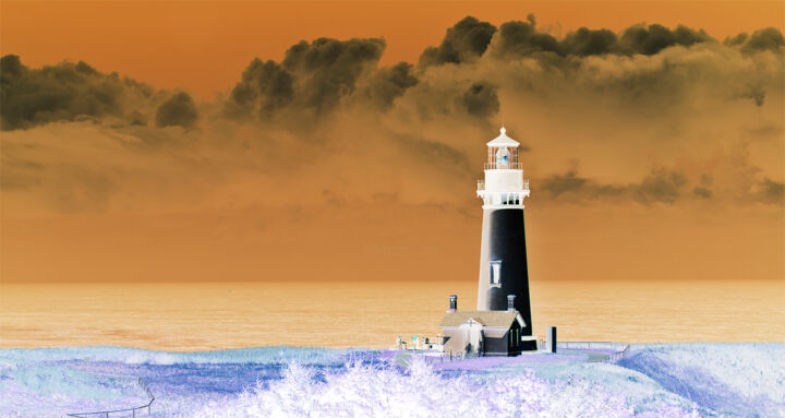 Digital Arts titled "Yaquina Head Lighth…" by Citellus, Original Artwork, 2D Digital Work