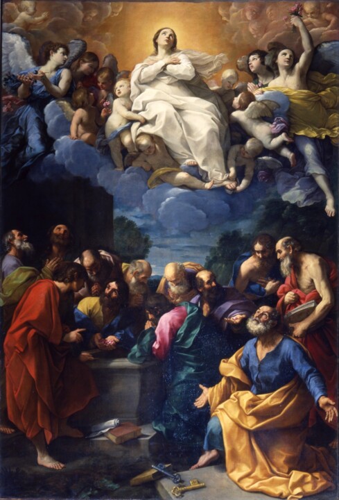 Malarstwo zatytułowany „Ascension” autorstwa Guido Reni, Oryginalna praca, Olej