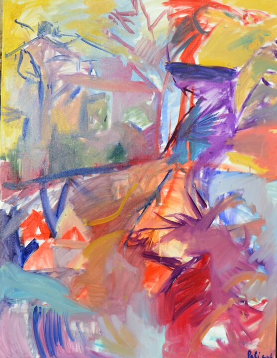 Schilderij getiteld "dsc-0217-1.jpg" door Guillaume Pelican, Origineel Kunstwerk, Olie