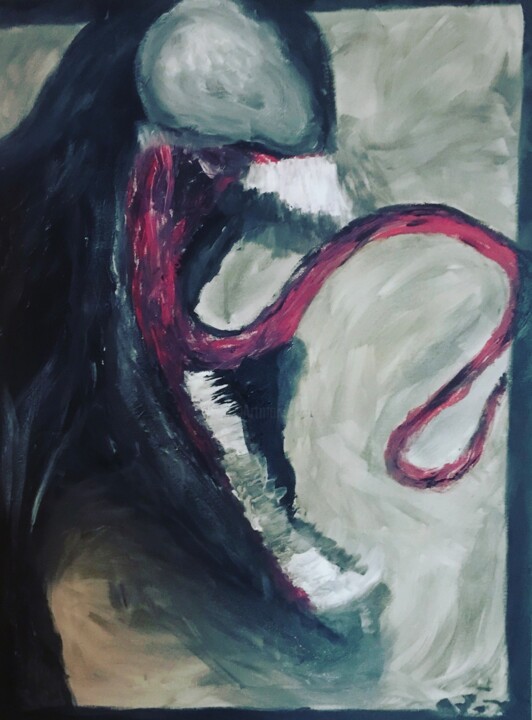 Venom acrylic painting