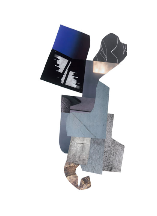 Collages titled "Bauhaus bis" by Gysin Broukwen, Original Artwork, Collages