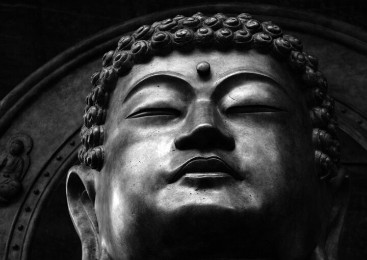 Fotografía titulada "Bouddha" por Hakan Portakal, Obra de arte original, Fotografía digital