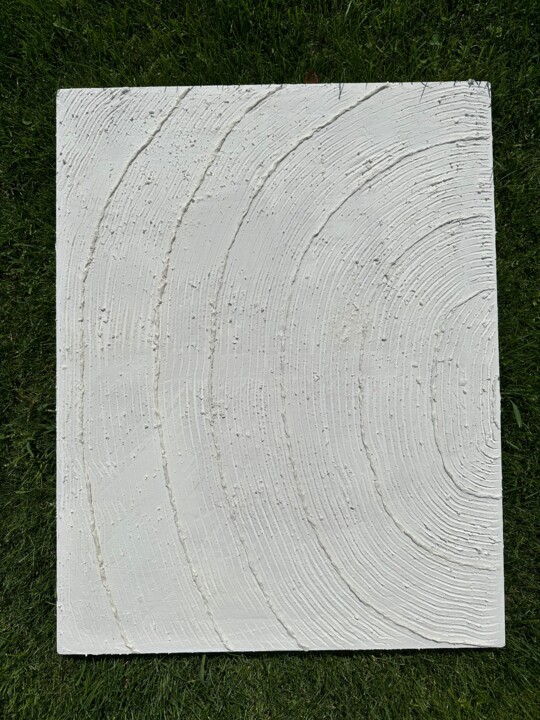 Painting titled "Sound on" by Khanna Mara, Original Artwork, Plaster