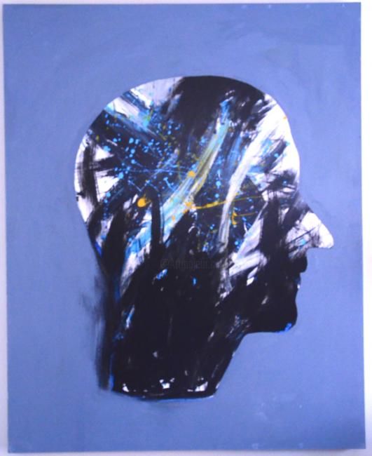 Pintura titulada "Head # 13" por R Michael Palmer, Obra de arte original
