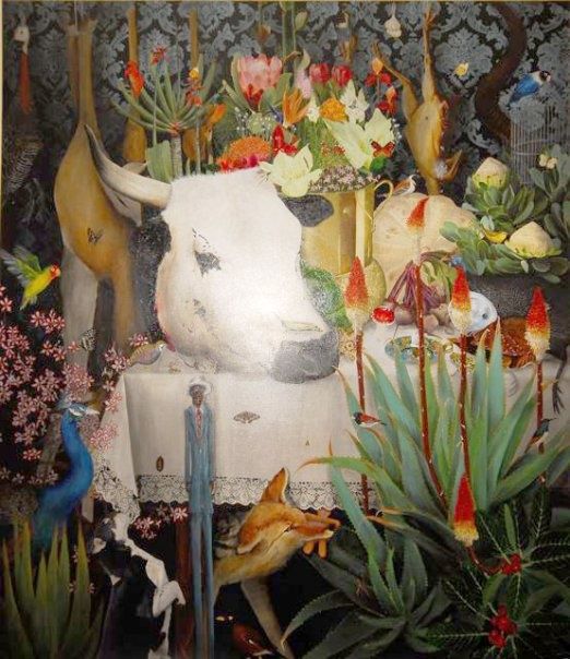 Pintura titulada "Milk & Honey" por R Michael Palmer, Obra de arte original