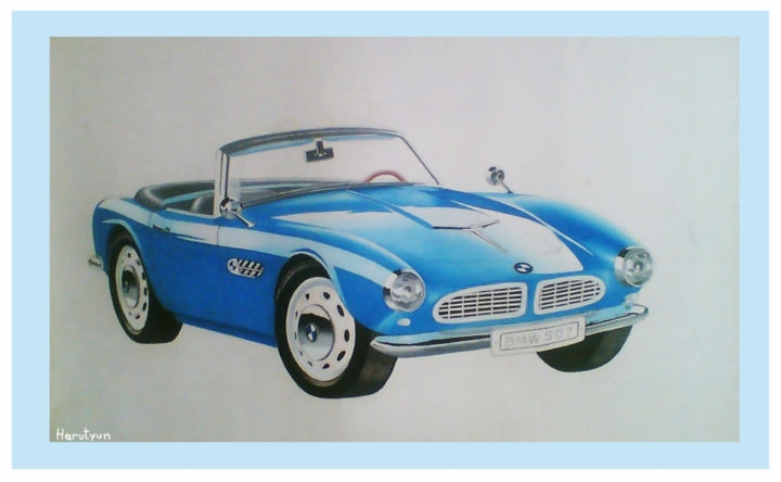 Bmw 507 Painting By Harut 8585 Artmajeur