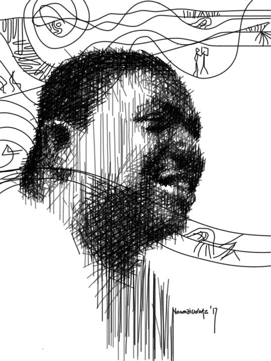 Dibujo titulada "Teacher Teacher" por Hector Udoka, Obra de arte original, Fotografía digital