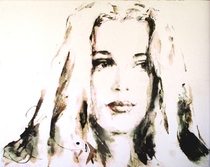 Painting titled ""Doutzen"" by Hein Kocken, Original Artwork, Other